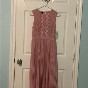 Bebe Lace back cutout dress